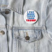 Badge Rond 5 Cm Anti bouton de Donald Trump (En situation)
