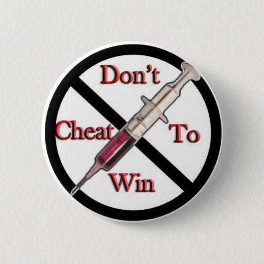 Badge Rond 5 Cm Anti-Dopage de soutien (Devant)