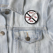 Badge Rond 5 Cm Anti-Dopage de soutien (En situation)