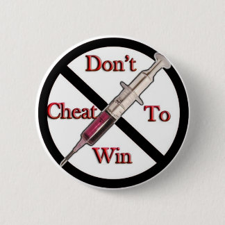 Badge Rond 5 Cm Anti-Dopage de soutien