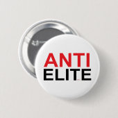 Badge Rond 5 Cm Anti élite (Devant & derrière)