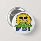 Badge Rond 5 Cm Anti FBI (Devant & derrière)
