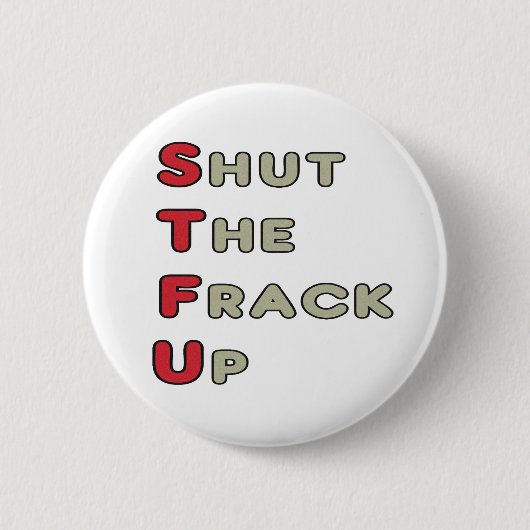 Badge Rond 5 Cm Anti Fracking (Devant)