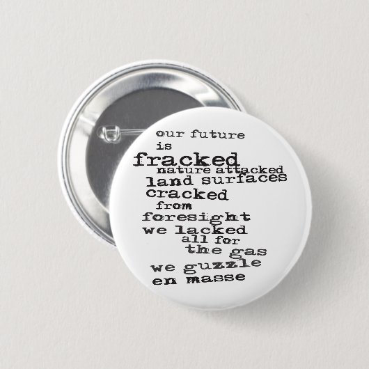 Badge Rond 5 Cm Anti-Fracking (Devant & derrière)