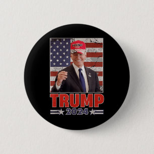 Badge Rond 5 Cm Anti Joe Biden Funny Conservateur Donald Trump 2
