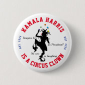 Badge Rond 5 Cm Anti-Kamala (Devant)