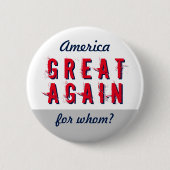 Badge Rond 5 Cm Anti-Make America Great Again, instruction personn (Devant)