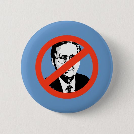 Badge Rond 5 Cm ANTI-MCCONNELL - Anti-Mitch Mcconnell (Devant)