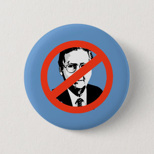 Badge Rond 5 Cm ANTI-MCCONNELL - Anti-Mitch Mcconnell