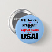 Badge Rond 5 Cm anti Mitt Romney (Devant & derrière)