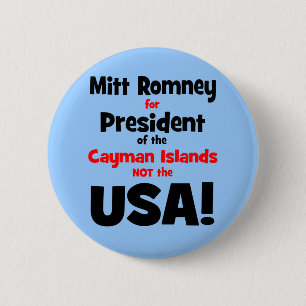 Badge Rond 5 Cm anti Mitt Romney