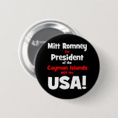 Badge Rond 5 Cm anti Mitt Romney (Devant & derrière)
