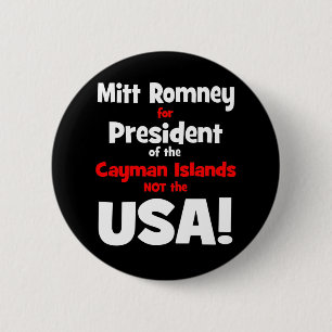 Badge Rond 5 Cm anti Mitt Romney
