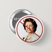 Badge Rond 5 Cm Anti Nancy Pelosi (Devant & derrière)