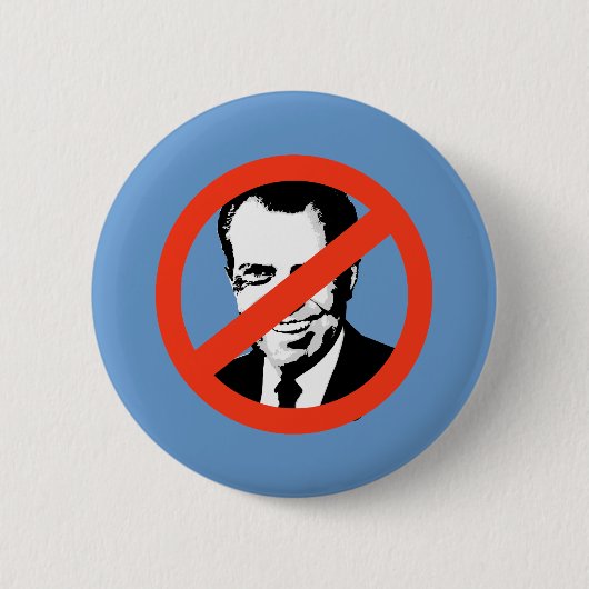 Badge Rond 5 Cm ANTI-NIXON : Anti-Richard Nixon (Devant)
