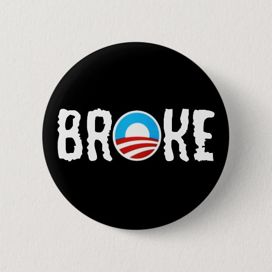 Badge Rond 5 Cm Anti Obama (Devant)