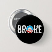 Badge Rond 5 Cm Anti Obama (Devant & derrière)