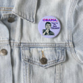 Badge Rond 5 Cm Anti-Obama (En situation)