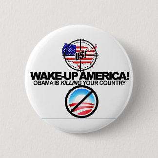 Badge Rond 5 Cm Anti Obama extrême plaisante le bouton 01
