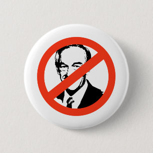 Badge Rond 5 Cm ANTI-PAUL : Anti-Ron Paul