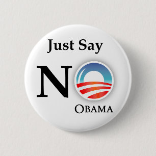 BADGE ROND 5 CM ANTI PIN D'OBAMA