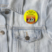Badge Rond 5 Cm anti plaisanterie d'obama (En situation)
