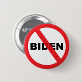 Badge Rond 5 Cm Anti politique populaire de Joe Biden (Devant & derrière)
