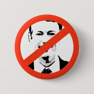 BADGE ROND 5 CM ANTI-RAND PAUL