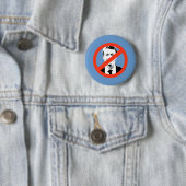 BADGE ROND 5 CM ANTI-RAND PAUL (En situation)