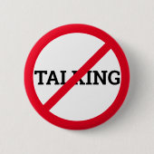 Badge Rond 5 Cm Anti-Talking (Devant)