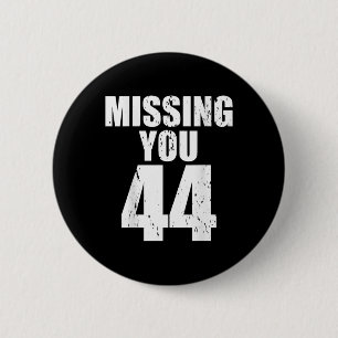 Badge Rond 5 Cm Anti Trump Manque à Vous 44 Pro Obama Conception 