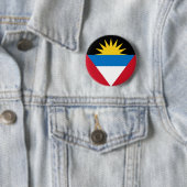 Badge Rond 5 Cm antigua et barbuda (En situation)