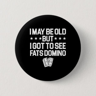 Badge Rond 5 Cm Antoine Fats Domino Musique Légende Fan Je peux êt