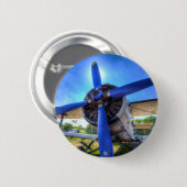 Badge Rond 5 Cm Antonov AN-2 Biplane (Devant & derrière)