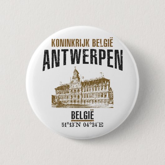 Badge Rond 5 Cm Anvers (Devant)