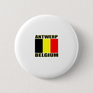 Badge Rond 5 Cm Anvers, Belgique