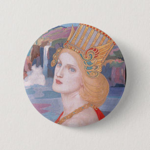 Badge Rond 5 Cm Aoife, c. 1914 par John Duncan