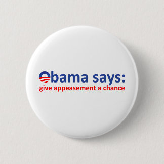 Badge Rond 5 Cm Apaisement d'Obama