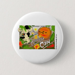 Badge Rond 5 Cm Apocalypse Vache Cadeaux Drôles T-Shirts Cartes Et