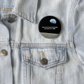 Badge Rond 5 Cm Apollo 8 Lunar Earthrise 50e Anniversaire (En situation)