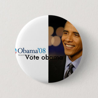 Badge Rond 5 Cm &apos de Barack Obama ; Papier peint de 08