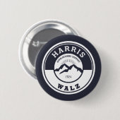 Badge Rond 5 Cm Appalaches Support Harris/Walz, bouton (Devant & derrière)