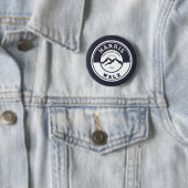 Badge Rond 5 Cm Appalaches Support Harris/Walz, bouton (En situation)