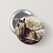 Badge Rond 5 Cm Appaloosa Horse (Devant & derrière)