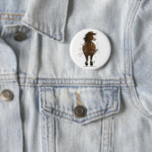 Badge Rond 5 Cm Appaloosa Pony (En situation)