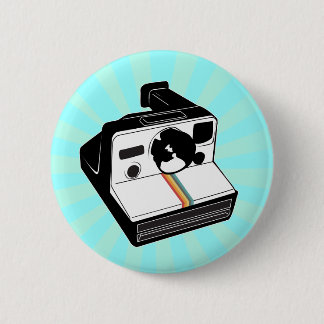 Badge Rond 5 Cm Appareil-photo vintage