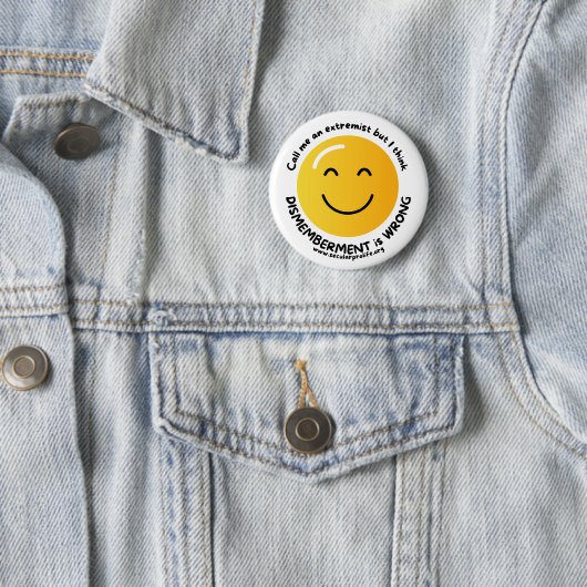 Badge Rond 5 Cm appelez-moi un extrémiste (En situation)