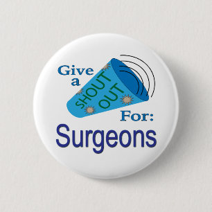 Badge Rond 5 Cm Applaudissement pour les chirurgiens