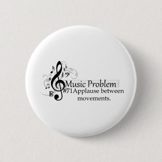 Badge Rond 5 Cm Applaudissements entre les mouvements