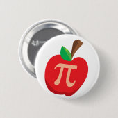 Badge Rond 5 Cm Apple pi (Devant & derrière)